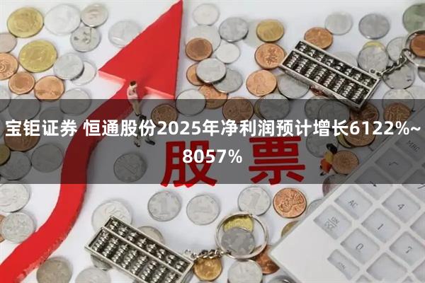 宝钜证券 恒通股份2025年净利润预计增长6122%~8057%